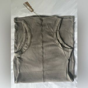 Skims racer back mini dress NWT in smoke color